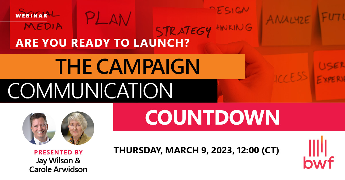 Are You Ready to Launch? The Campaign Communications Countdown.