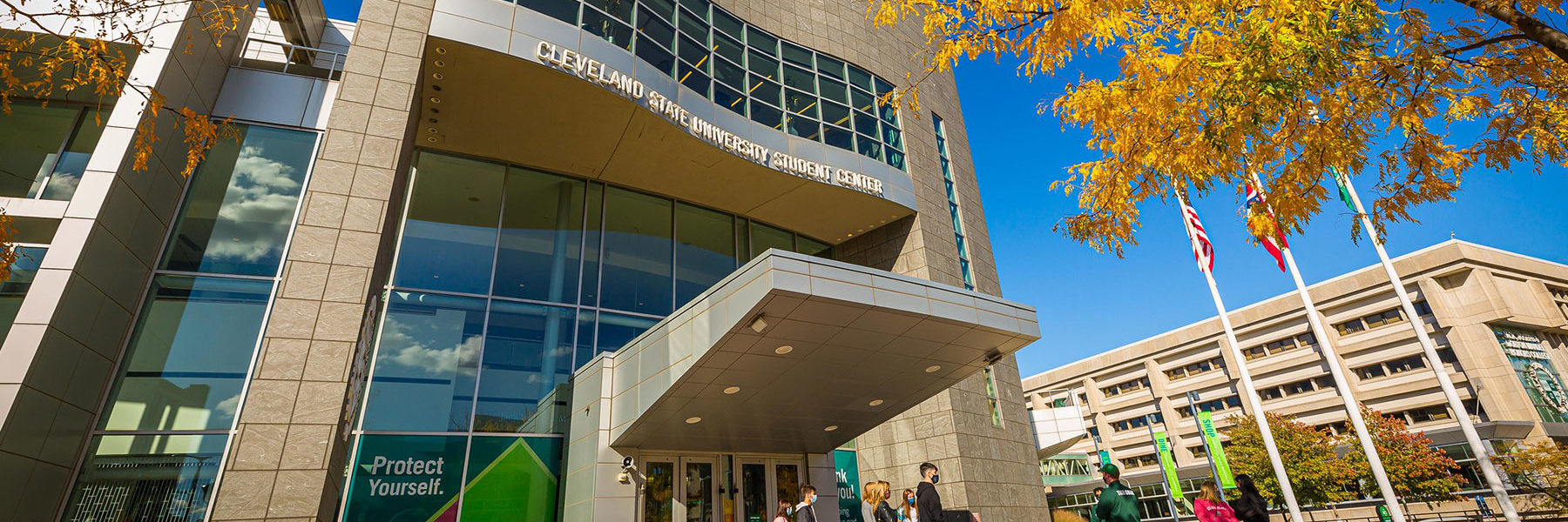 This image shows a building at Cleveland State University. Read on for information about CSU’s partnership with BWF for Slate CRM implementation services.