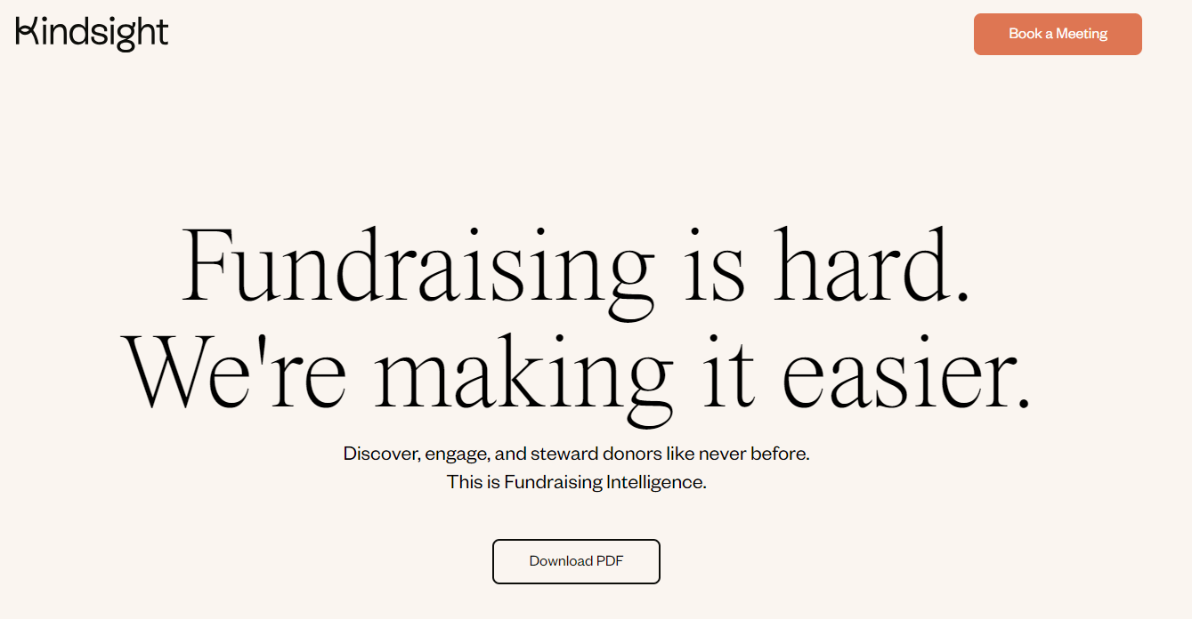 Kindsight homepage