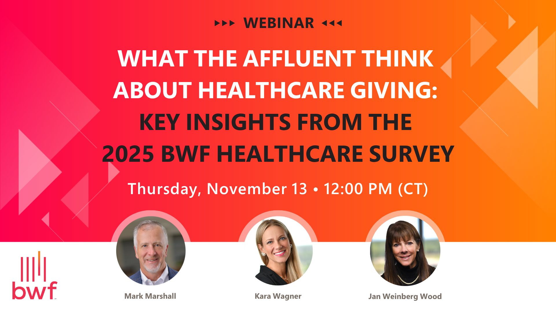 What the Affluent Think About Healthcare Giving: Key Insights from the 2025 BWF Healthcare Survey