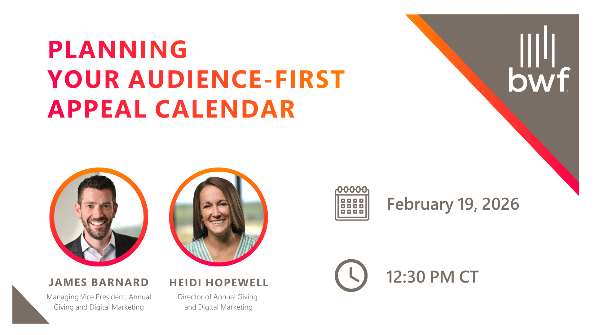 Planning Your Audience-First Appeal Calendar